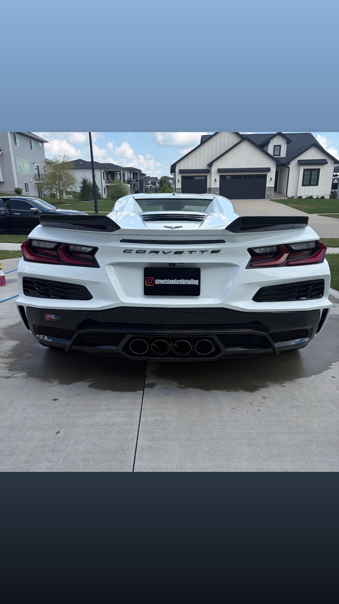 Corvette C8 Z06 rear three-quarter